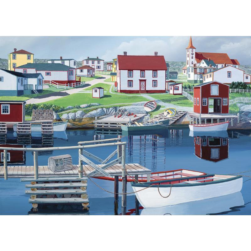 Canadian Collection Greenspond Harbor 1000 Piece Puzzle