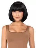 Leg Avenue Brunette Short Natural Wig With Fringe
