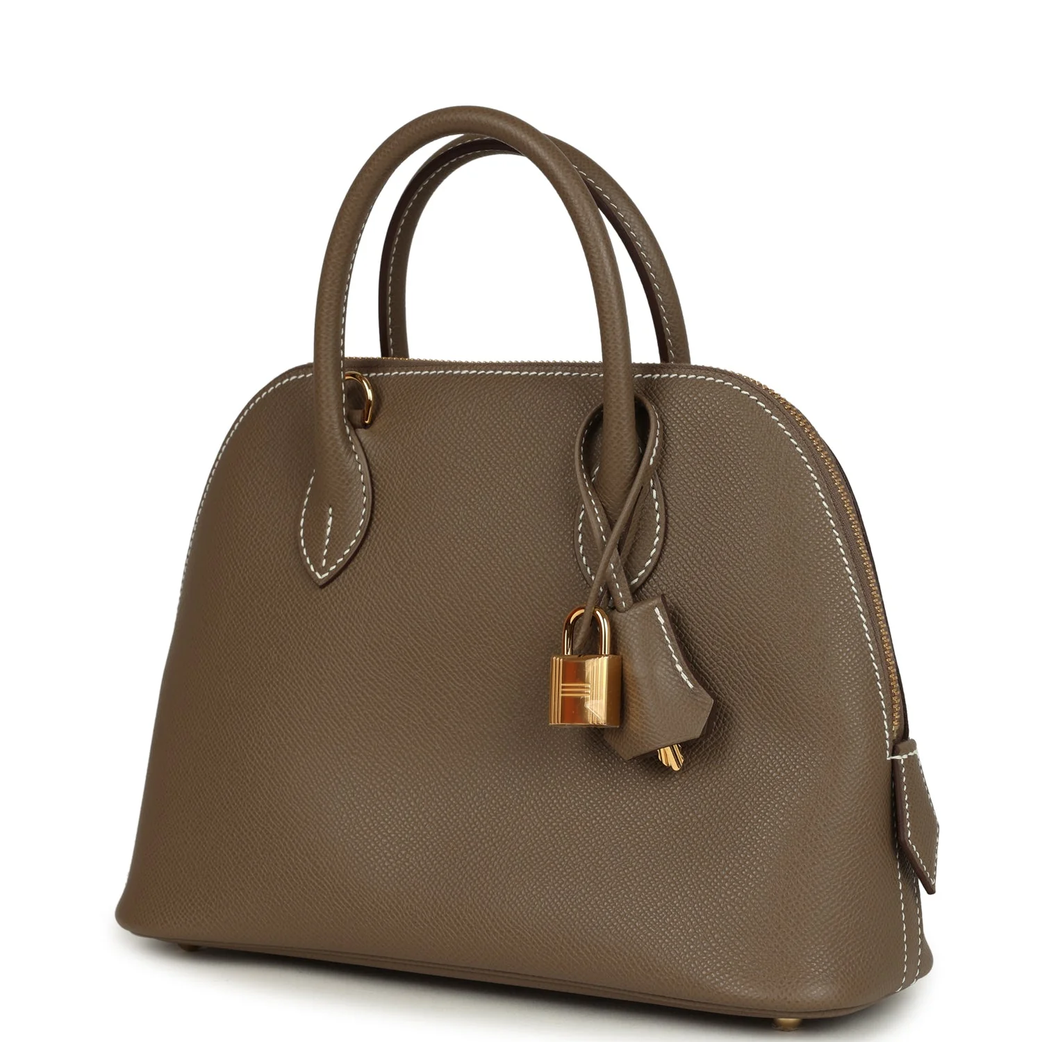 Hermes 1923 Bolide 25 Etoupe Epsom Gold Hardware