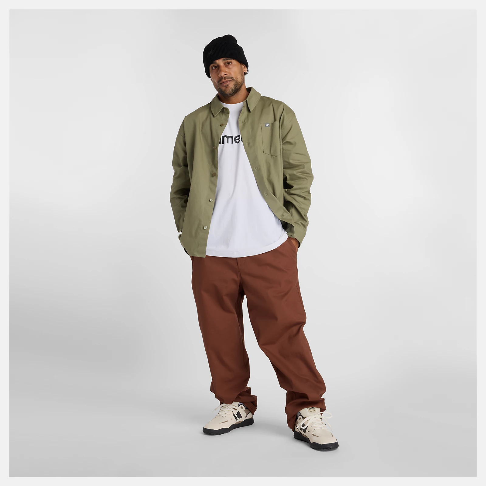 Numeric Button Up Shirt