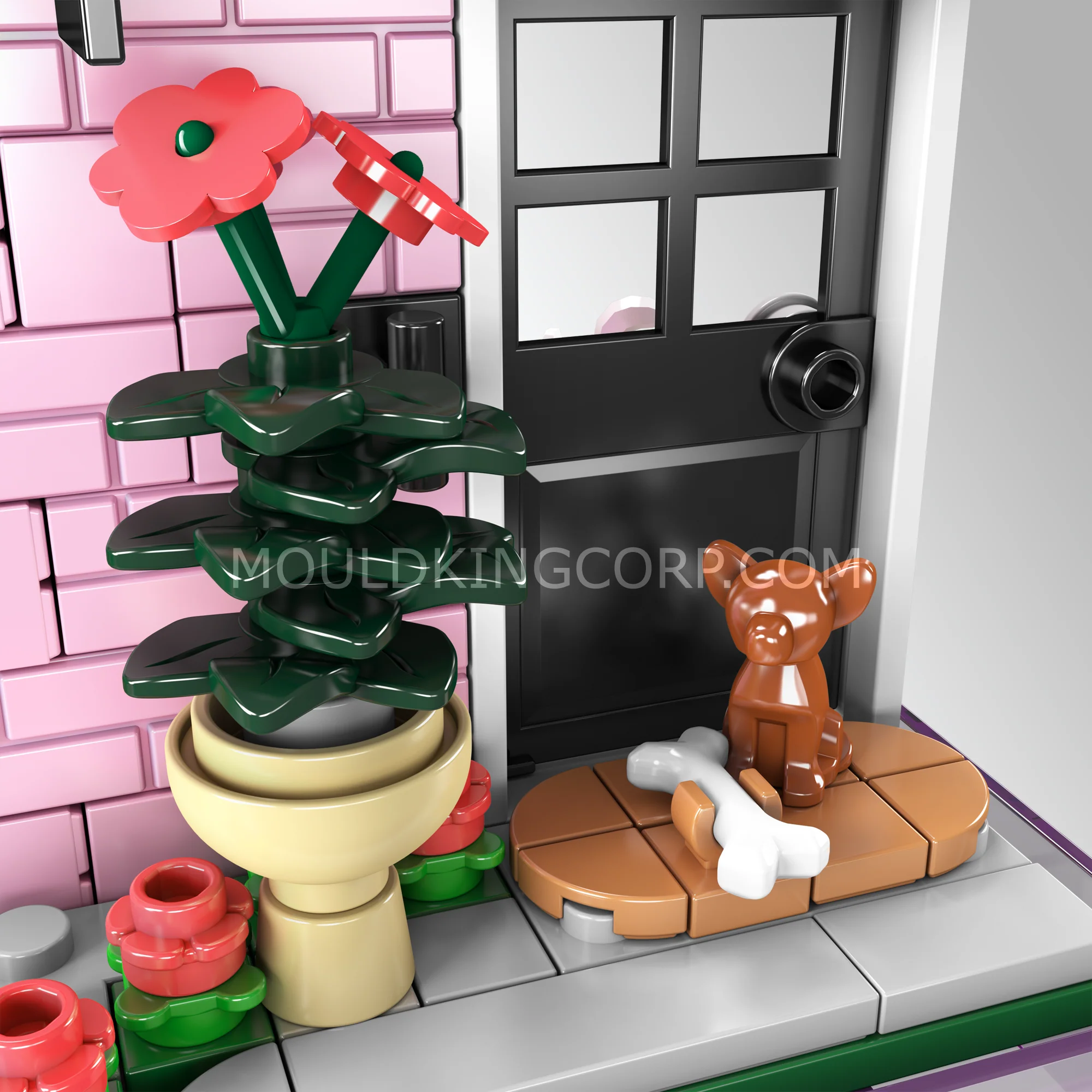 Mould King 24038 Hair Salon Day Building Set | 388 Pcs