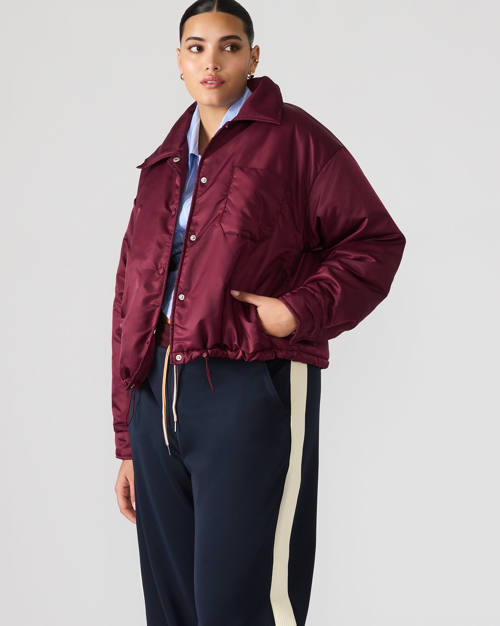 Selma Jacket Wine