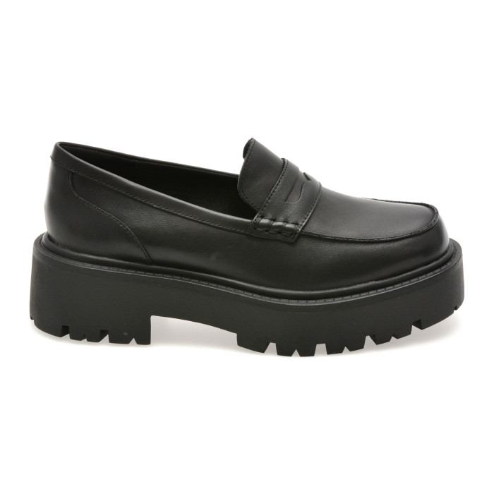 Mocasini ALDO negri, CADAYCIA 001, din piele naturala