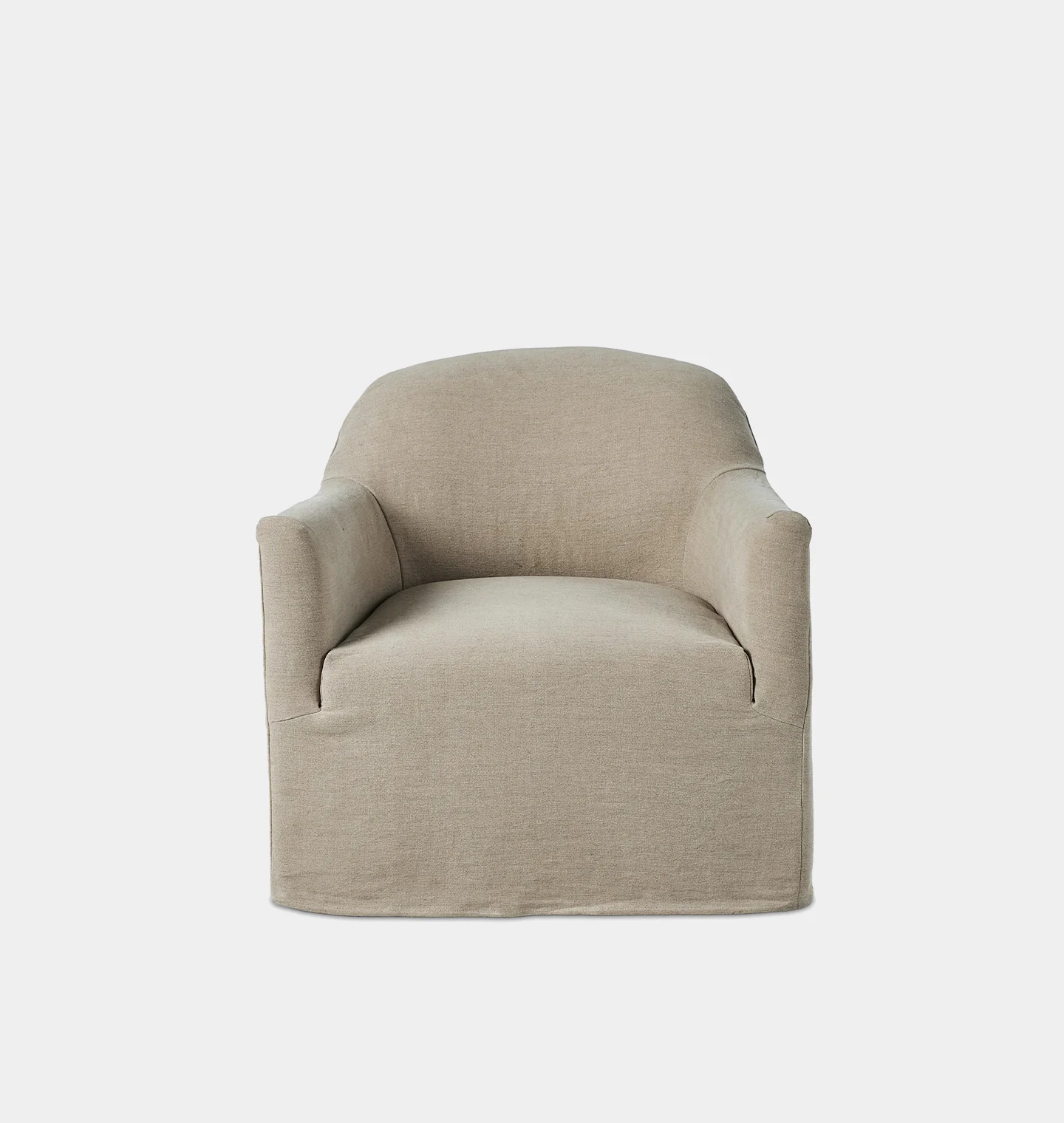 Lowell Slipcover Swivel Chair
