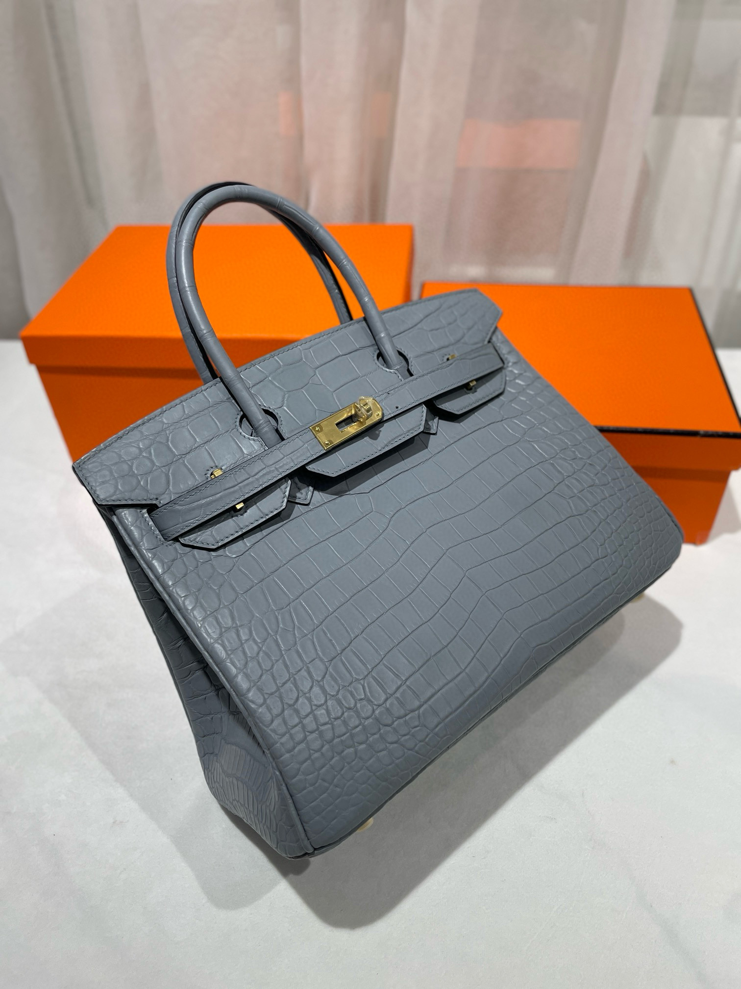 Birkin 25-30cm crocodile leather customization