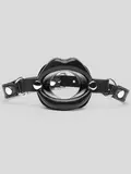 DOMINIX Deluxe Silicone Open Mouth Lip Gag 1.5-Inches Diameter
