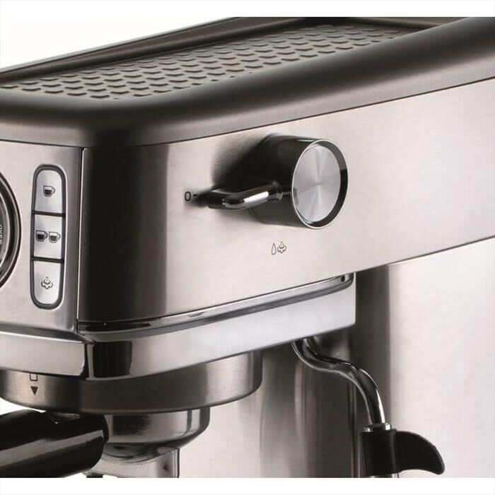 ARIETE - 1381 Macchina da caffè espresso con manometro-Silver