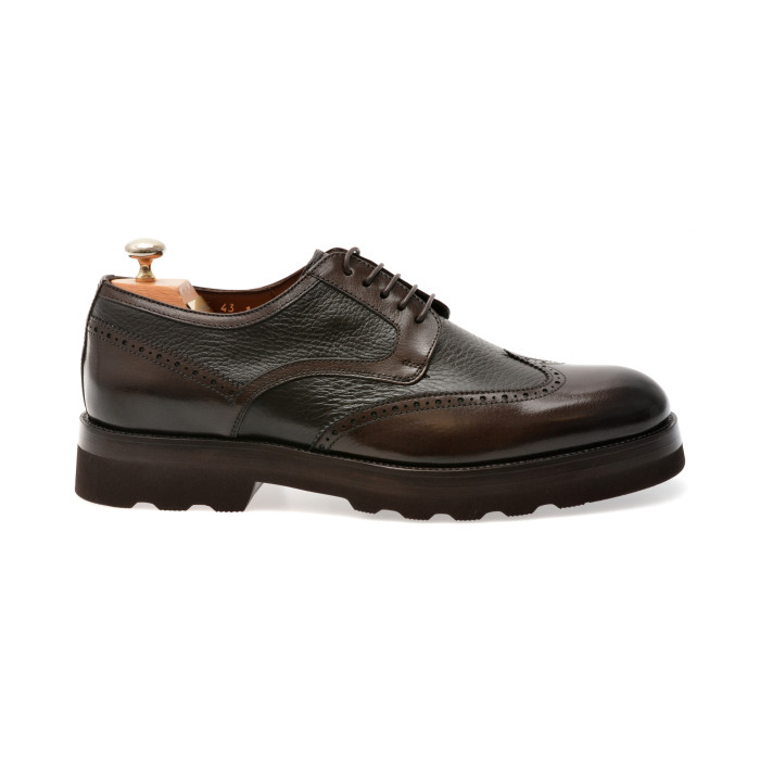 Pantofi eleganti LE COLONEL maro, 49115, din piele naturala