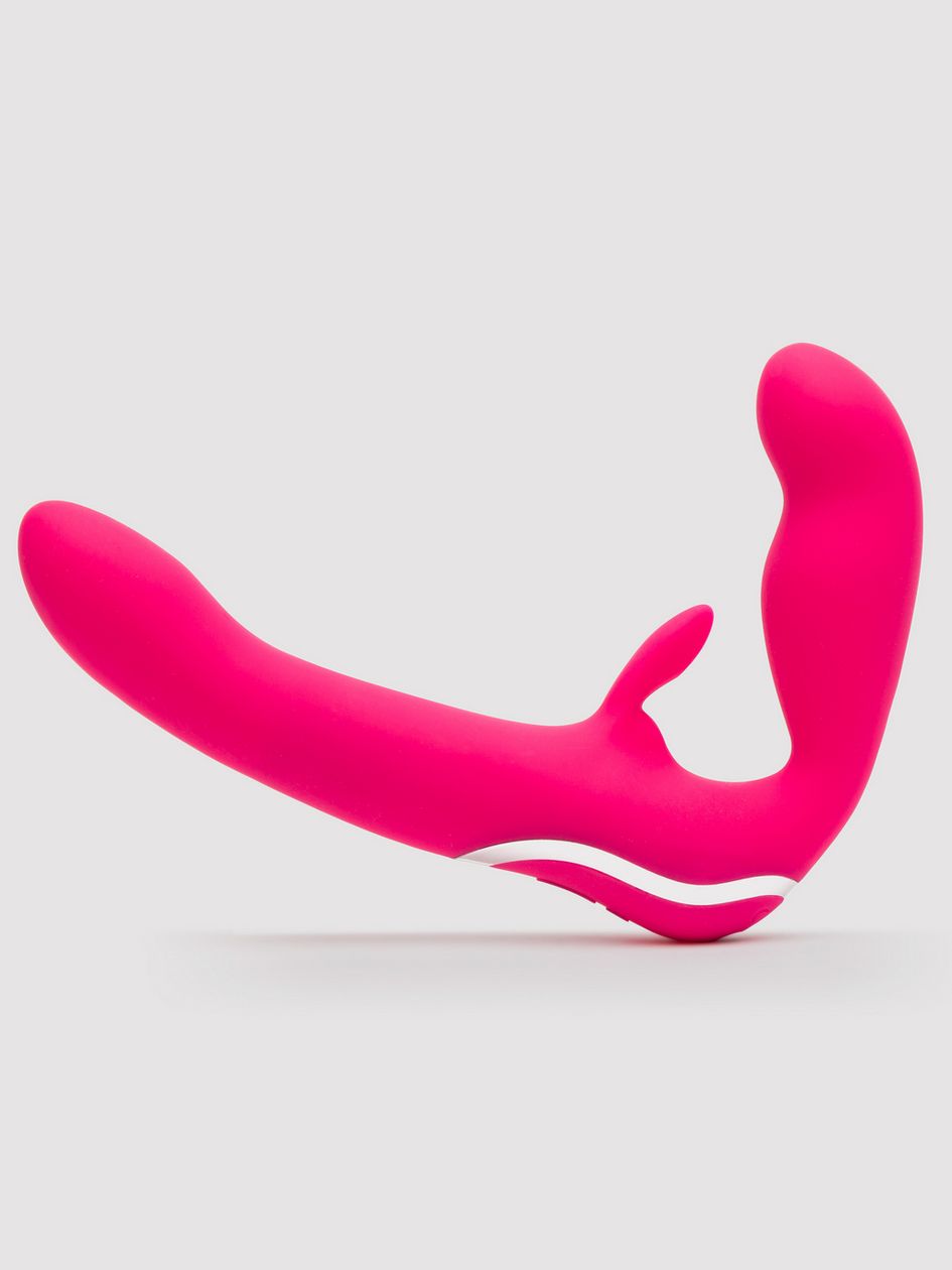 Happy Rabbit Rechargeable Vibrating Strapless Strap-On
