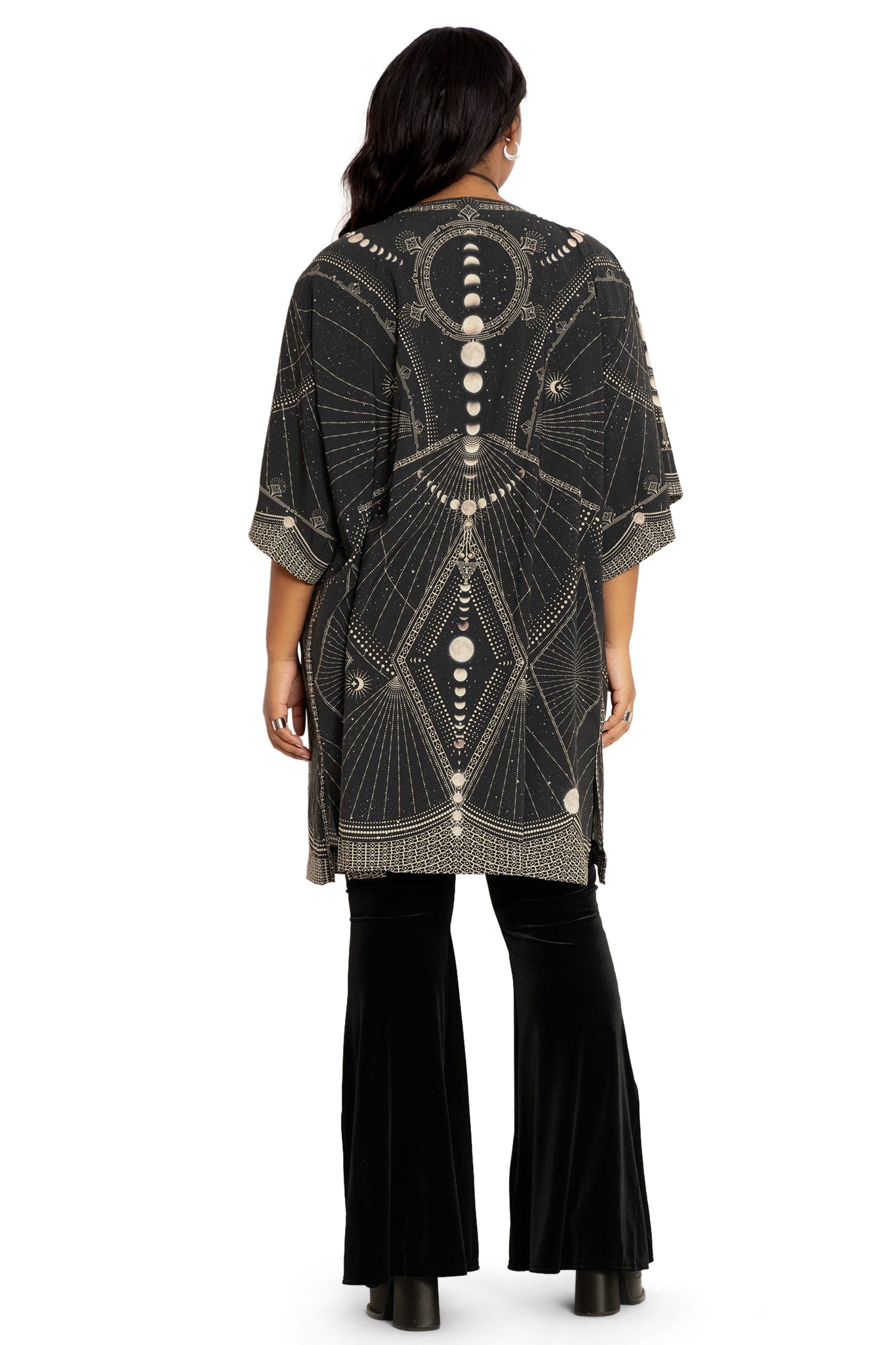 Women’s Moon Phase Print Robe