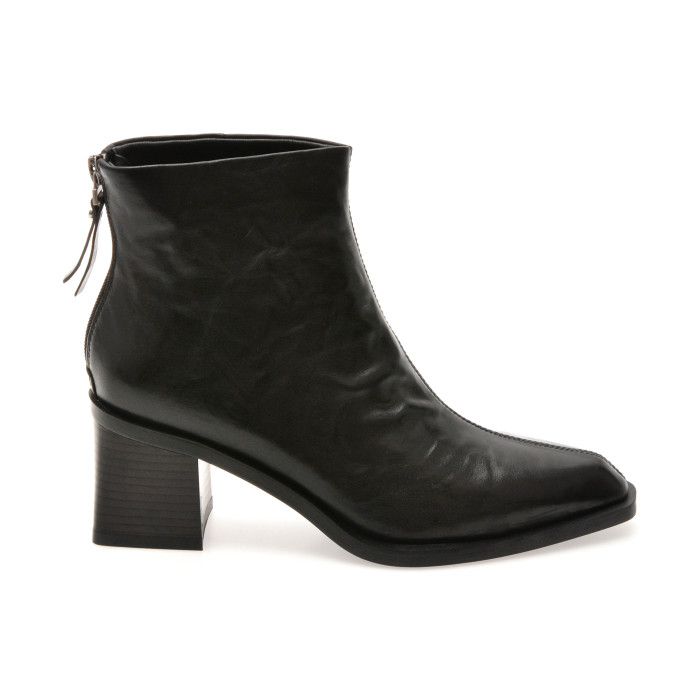 Botine EPICA negre, 96M57, din piele naturala