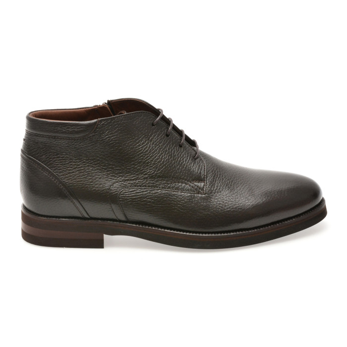 Ghete elegante LE COLONEL maro, 63888, din piele naturala