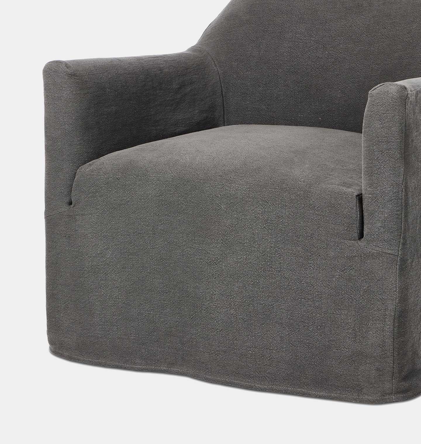 Lowell Slipcover Swivel Chair