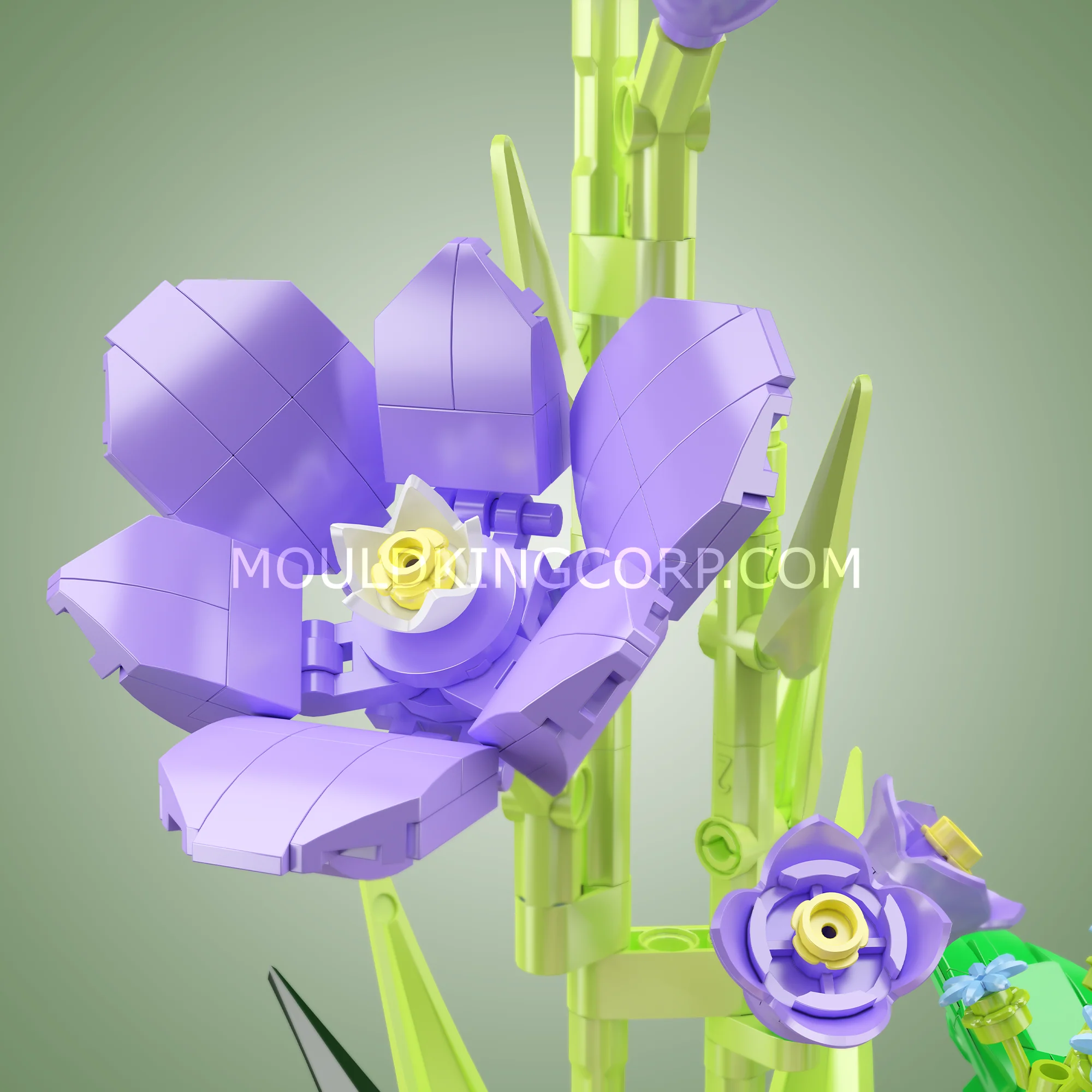 Mould King 10009 Wish-fulling Rose Flower Bouquet Building Set | 1,203 PCS