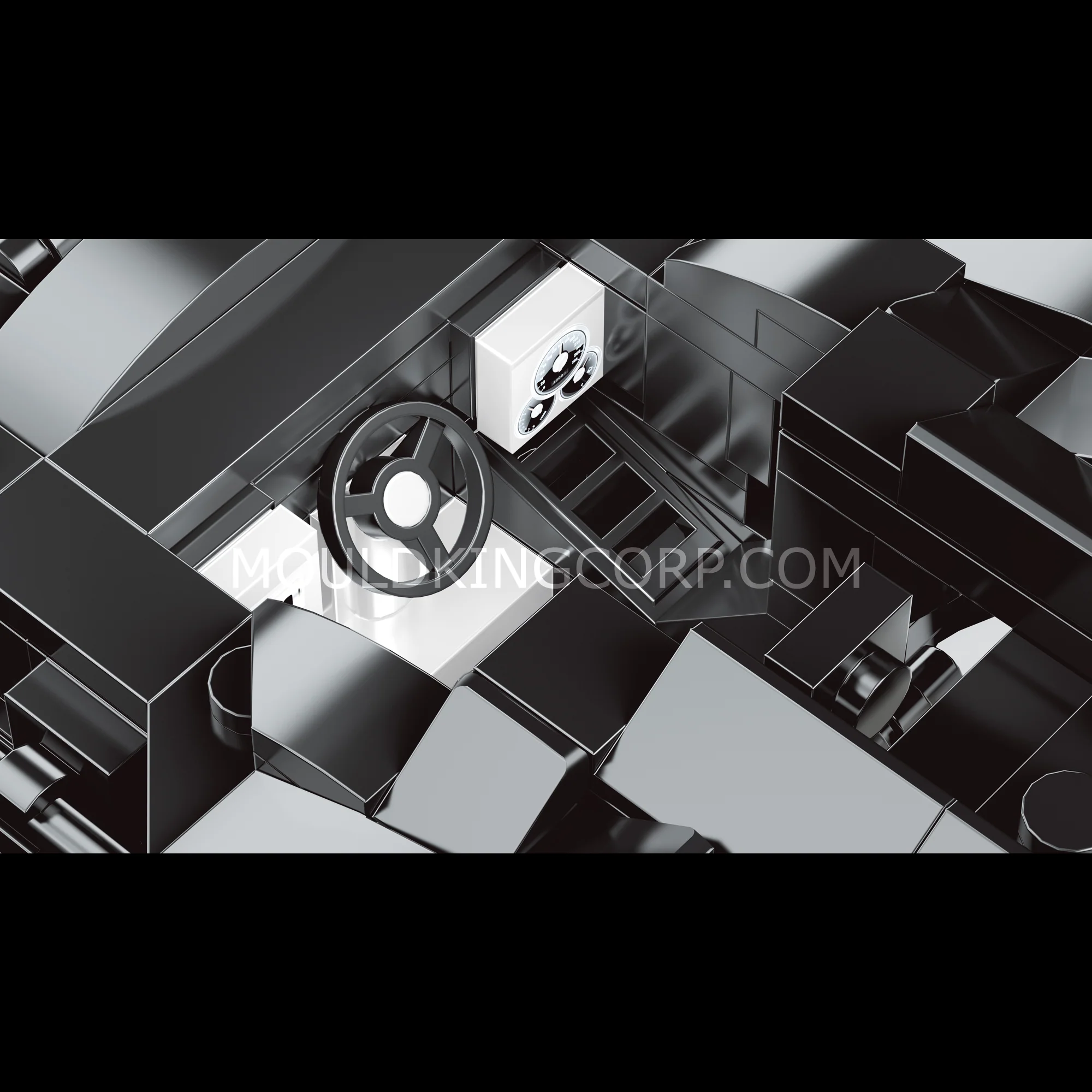 Mould King 10020 Dark Knight Edition Automobile Building Kit | 407 PCS