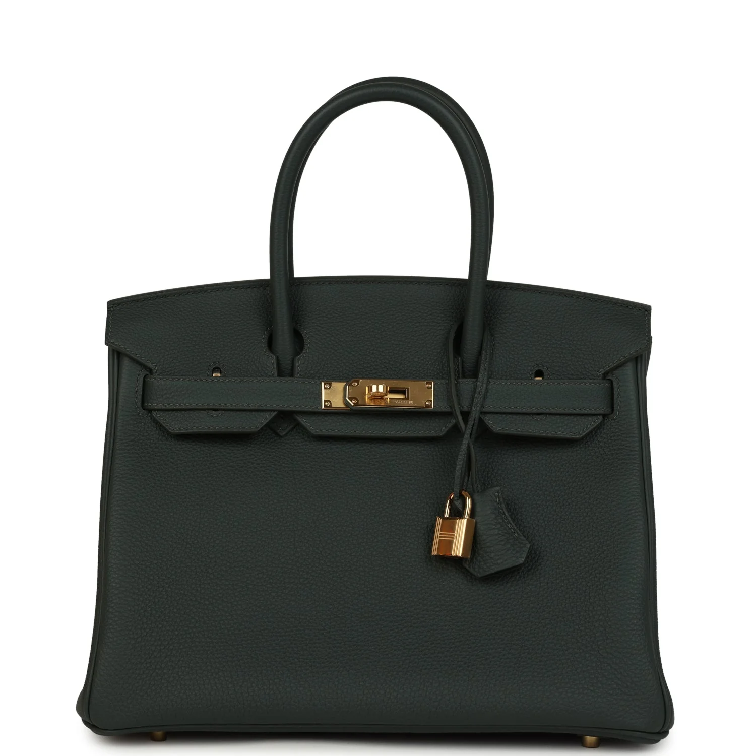 Hermes Birkin 30 Vert Mangrove Togo Gold Hardware