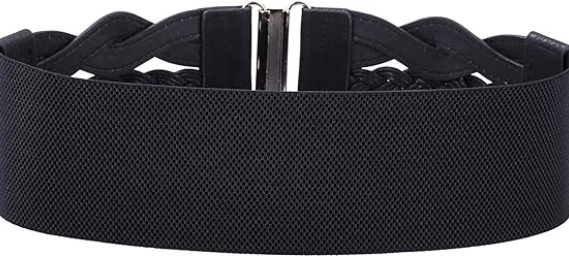 BELTIQUE Women's Elastic Wide Belts Vintage Stretchy Belt