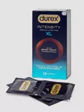 Durex Intensity Premium XL Wide Fit Latex Free Condoms (10 Pack)
