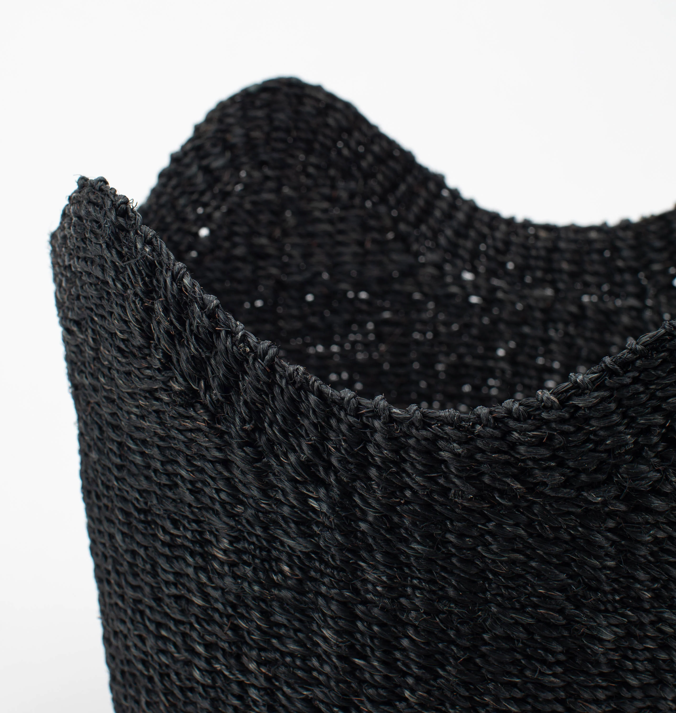 Handwoven Scallop Basket
