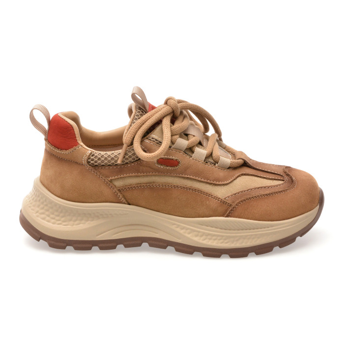 Pantofi sport GRYXX maro, 9698, din piele naturala