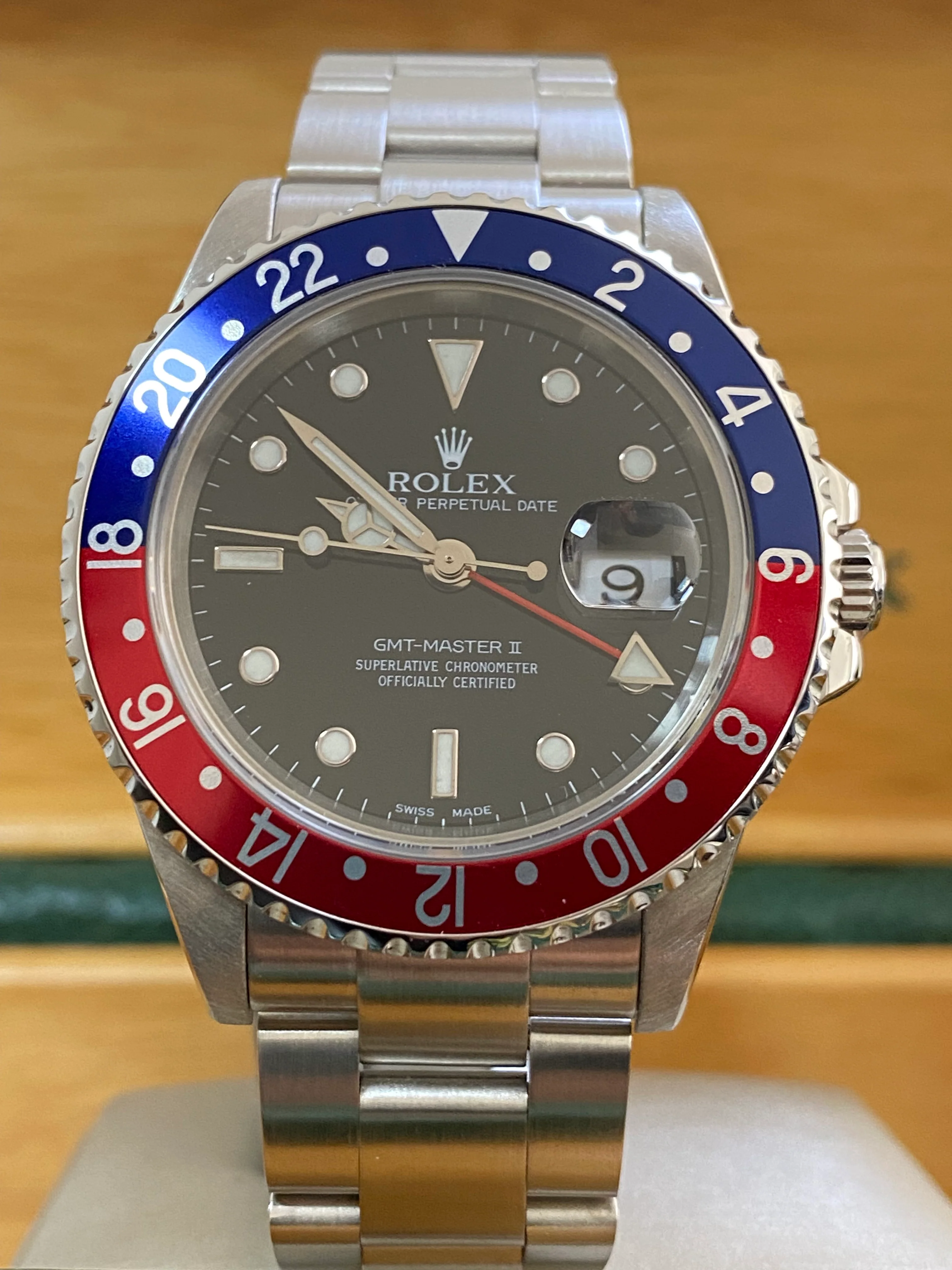 Rolex Steel GMT-Master II -  A Serial - 