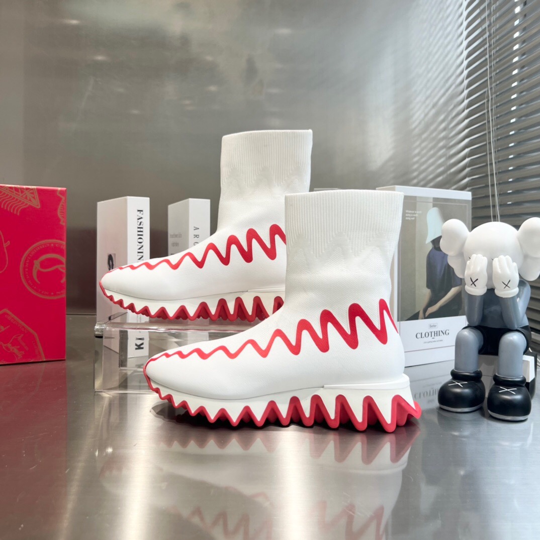 Christian Louboutin Sharky Sock Sneaker Size 36-46  3-Color