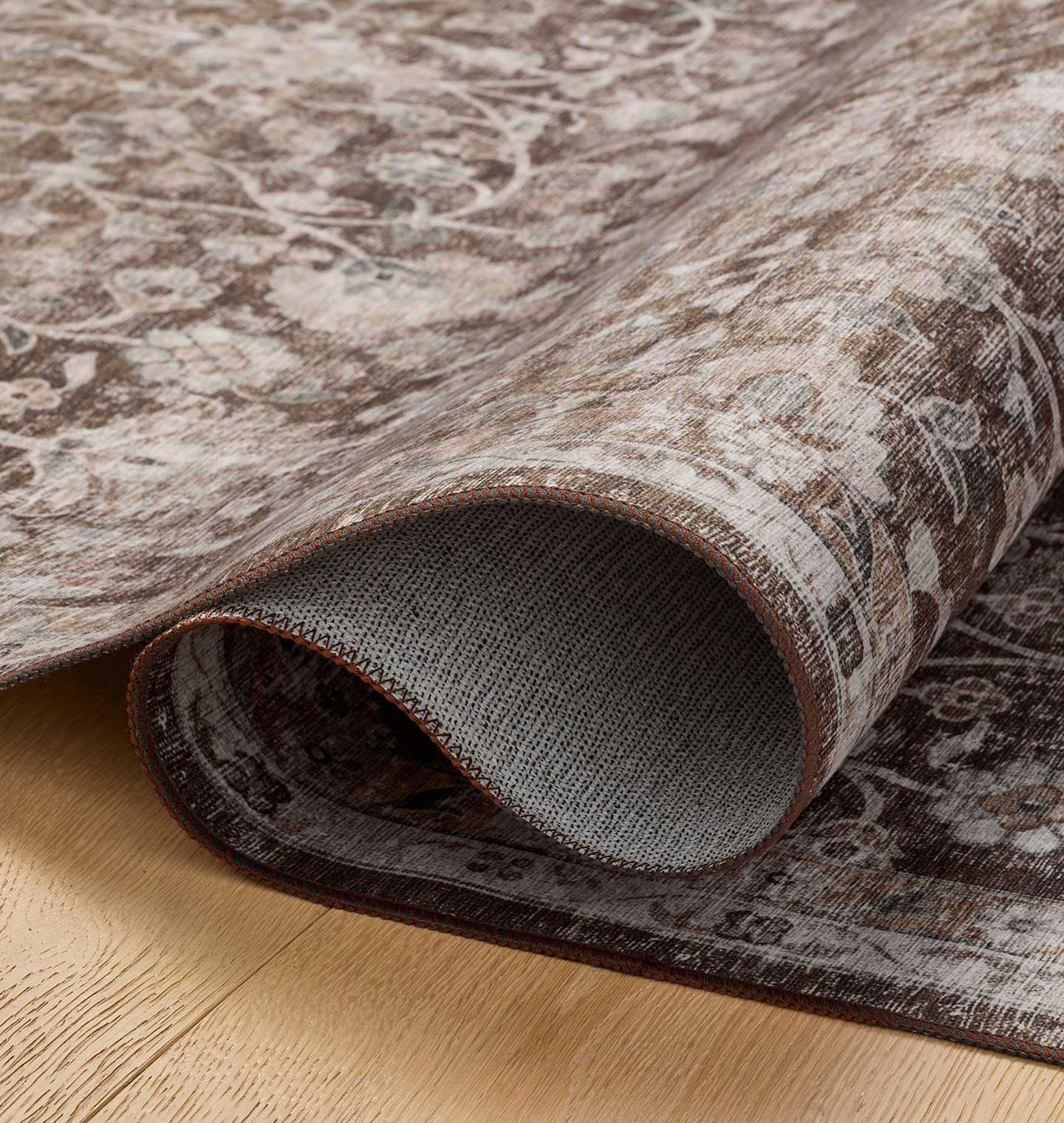 Josie JOS-02 Earth / Natural Washable Area Rug