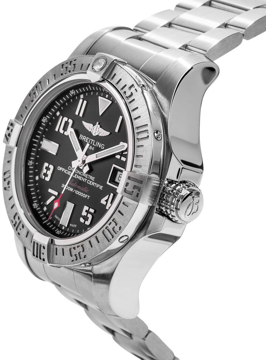 Avenger II Seawolf Volcano Black Dial 45mm