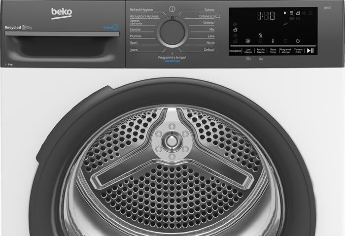 BEKO - Asciugatrice BMEUT481SAI 8 Kg-Grey,White