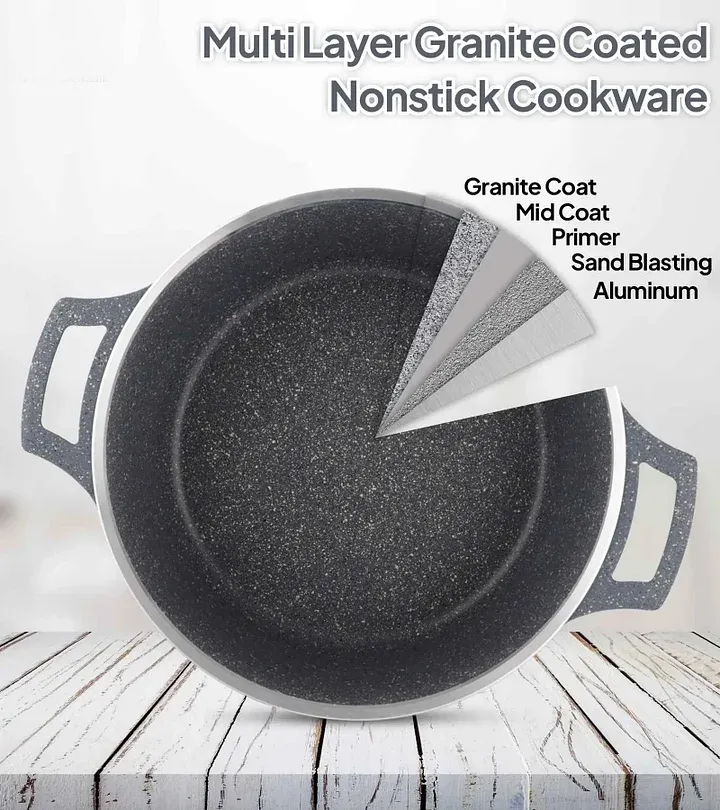 🔥 Last Day For Clearance !Cookware Set 29 Pieces Non Stick Multi Layer Granite Coating