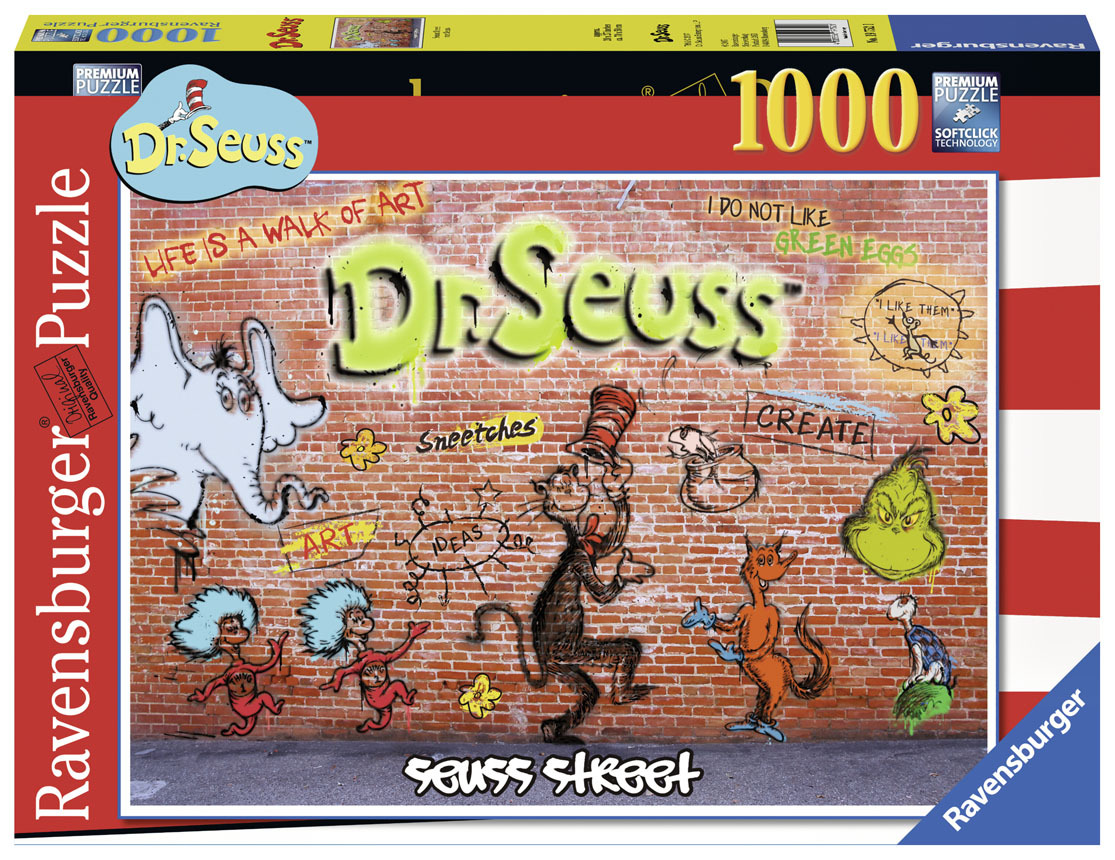 Dr Seuss:  Seuss Street 1000 Piece Puzzle