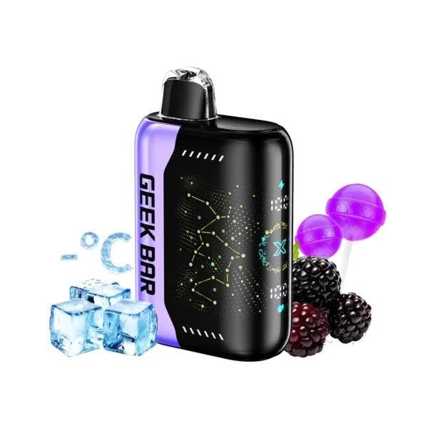 Blackberry B Pop GEEK BAR Pulse X 25K Disposable Vape