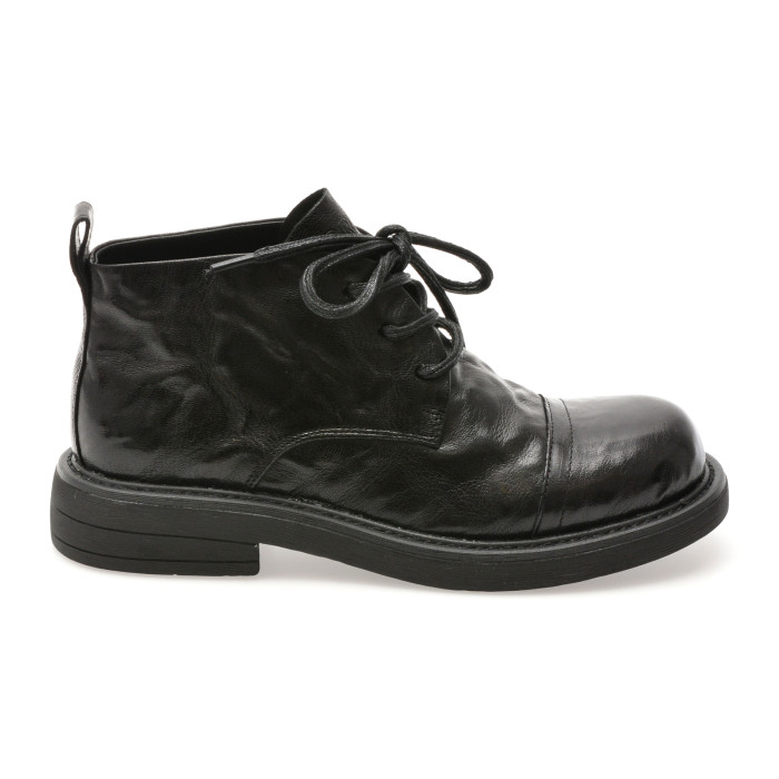 Ghete GRYXX negre, 37763, din piele naturala