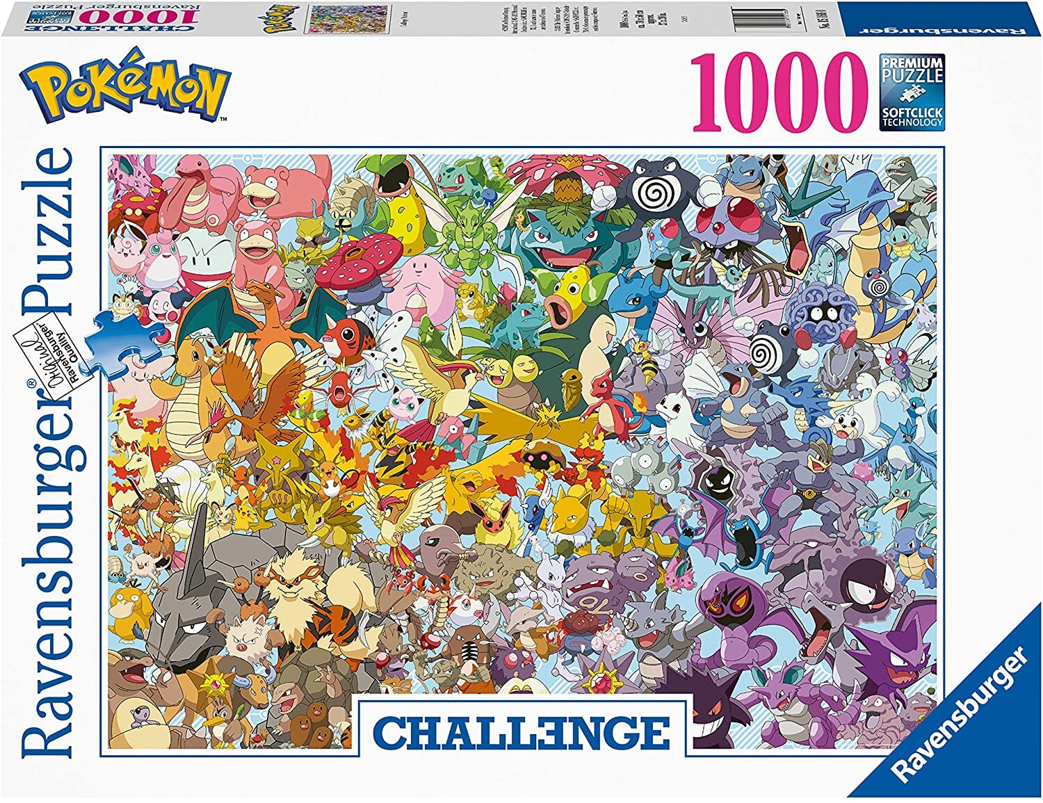Pokem0n Challenge 1000 Piece Puzzle