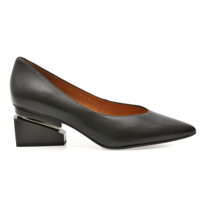 Pantofi eleganti EPICA negri, E229, din piele naturala