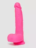 Rechargeable Rumbling & Thrusting Silicone Dildo Vibrator