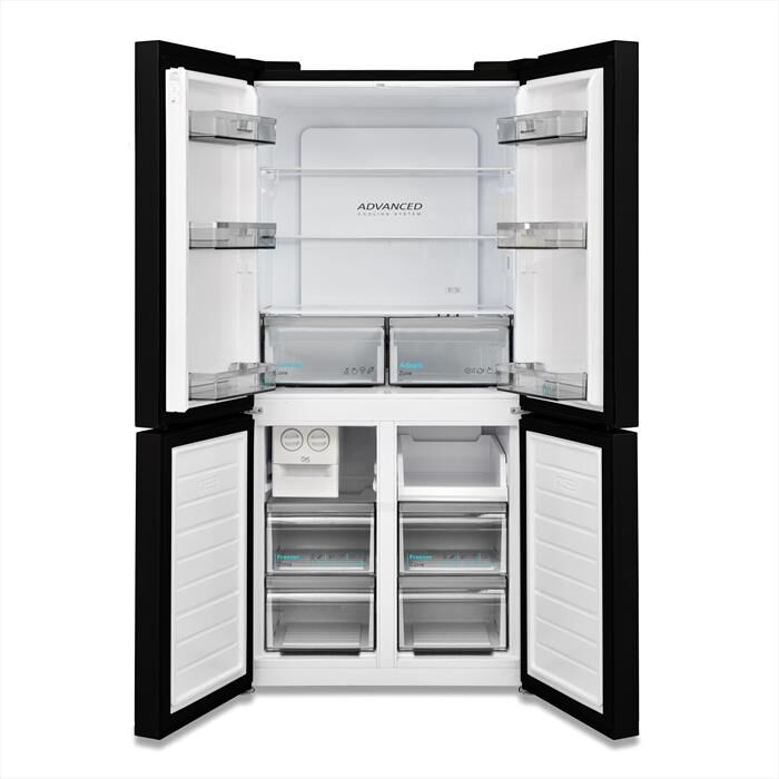 SHARP - Frigorifero 4 porte SJ-NFA15IMXBE Classe E 488 lt-Nero