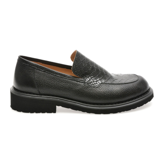 Mocasini EPICA negri, 3154368, din piele naturala