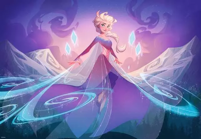 Jigsaw Puzzle Disney Lorcana TCG: Elsa - The Fifth Spirit - 300 Pieces Puzzle