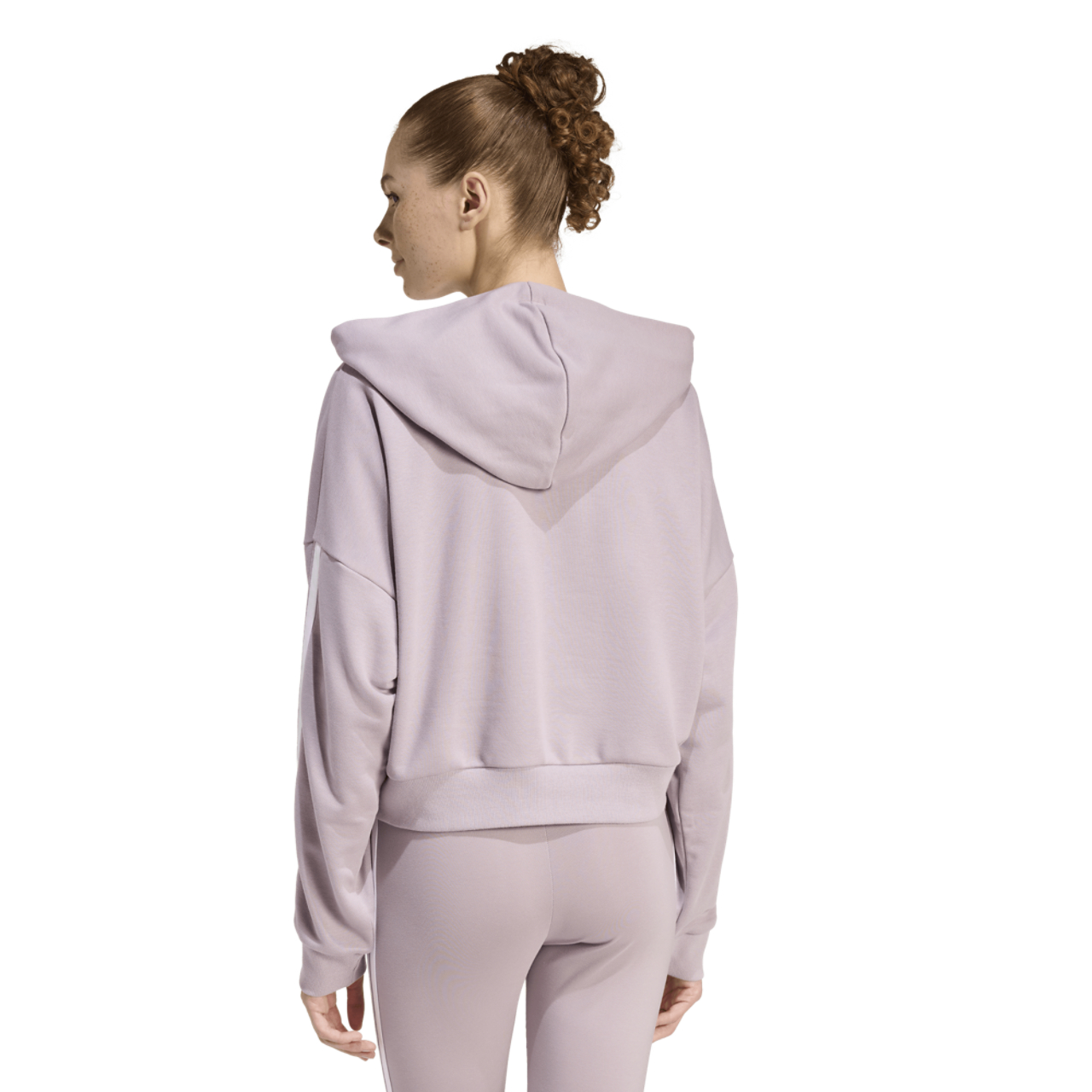 adidas Essentials 3-Stripes French Terry Qtr Zip Hoodie