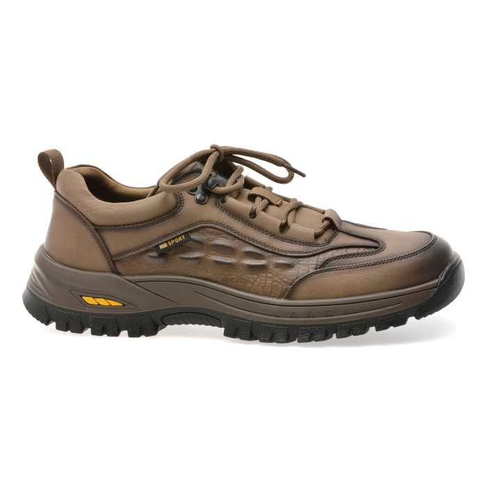 Pantofi sport BITE THE BULLET kaki, 61909, din piele naturala