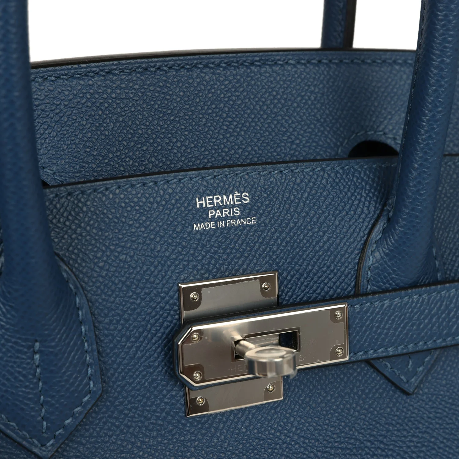 Hermes Birkin 30 Deep Bleu Epsom Palladium Hardware