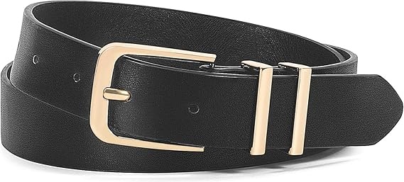 BELTIQUE Women Casual Leather Belt for Jeans Pants