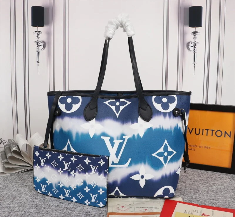 Louis Vuitton Escale Neverfull Mm M45127 Pink/Blue/Red