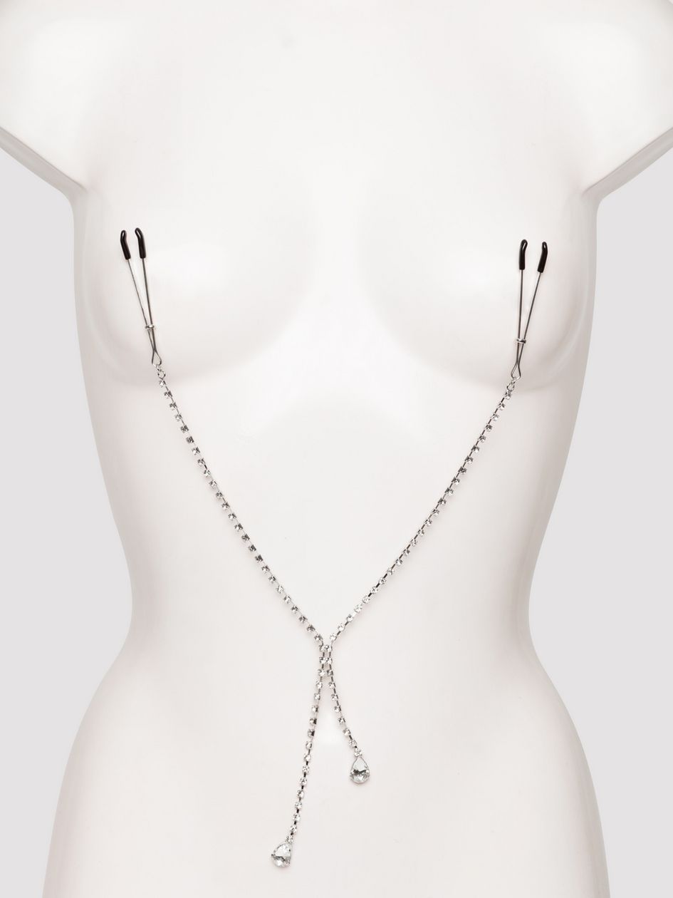 Sportsheets Teardrop Silver Nipple Clips