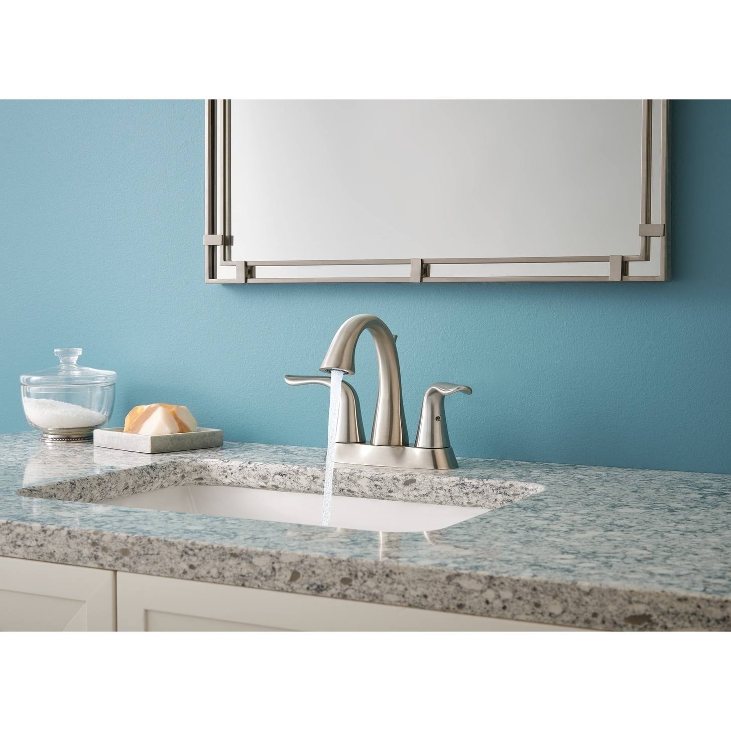 Delta 2538-SSMPU-DST Lahara Two Handle Centerset Bathroom Faucet - Stainless