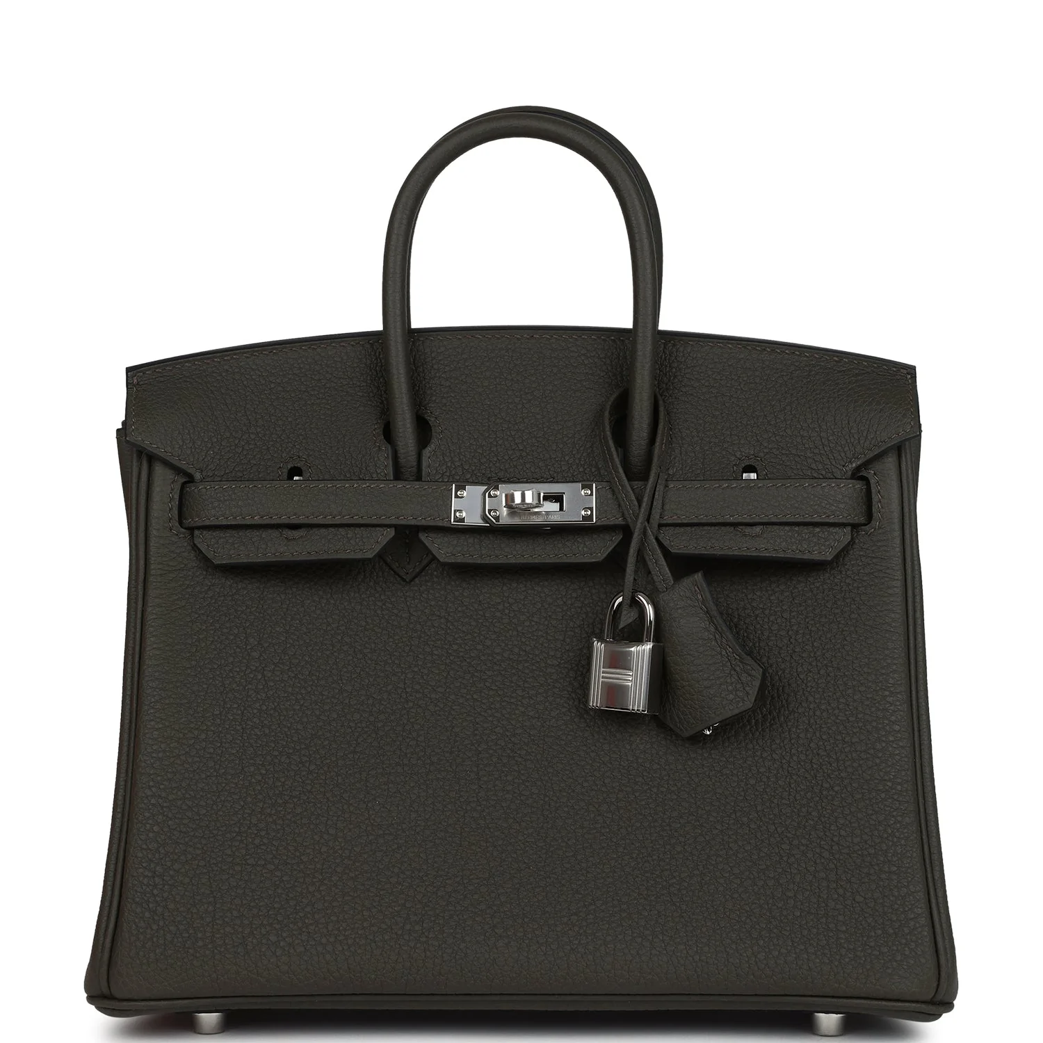 Hermes Birkin 25 Vert de Gris Togo Palladium Hardware