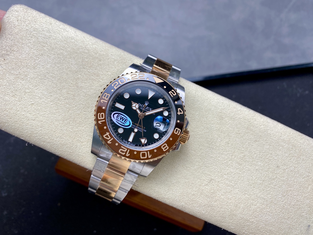 Rolex GMT-Master II 126711CHNR Black Dial 40mm Mens Replica Watch