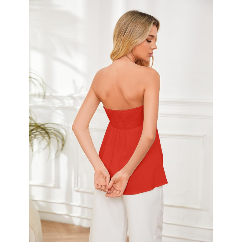 AURETOP Women's Strapless Bandeau Tube Top