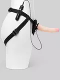 Lifelike Lover Ultra Realistic Dildo Vibrator Harness Kit 7 Inch